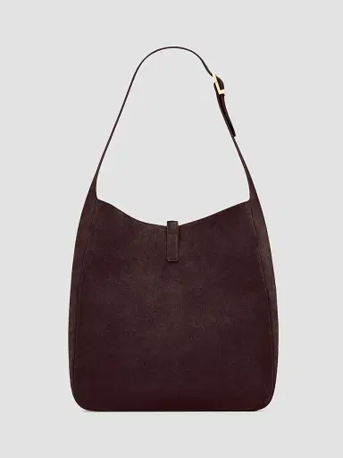 Saint Laurent Women's Le 5 ÿ 7 Supple Large Shoulder Bag in Suede | Thumbnail 6 Saint Laurent Women's Le 5 ÿ 7 Supple Large Shoulder Bag in Suede | Thumbnail 6