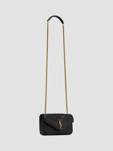 Saint Laurent Women's Loulou Mini Crossbody Bag in Lambskin | Thumbnail 7 Saint Laurent Women's Loulou Mini Crossbody Bag in Lambskin | Thumbnail 7