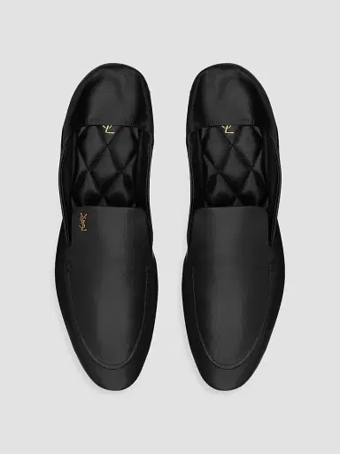 Saint Laurent Women's Alain Slippers in Smooth Leather | Thumbnail 3 Saint Laurent Women's Alain Slippers in Smooth Leather | Thumbnail 3