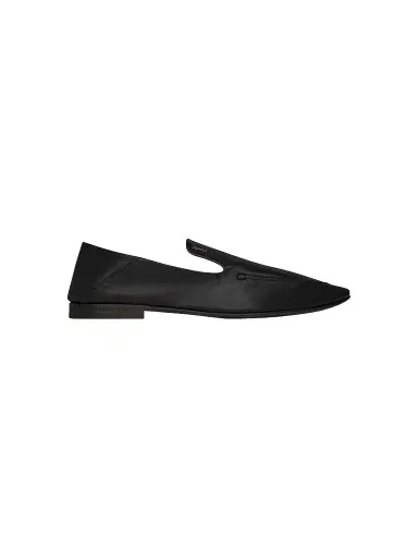 Saint Laurent Women's Alain Slippers in Smooth Leather | Thumbnail 1 Saint Laurent Women's Alain Slippers in Smooth Leather | Thumbnail 1