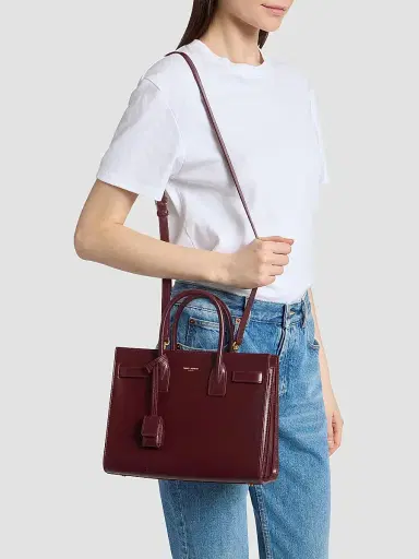Saint Laurent Women's Sac De Jour Baby Top Handle Bag in Smooth Leather | Thumbnail 2 Saint Laurent Women's Sac De Jour Baby Top Handle Bag in Smooth Leather | Thumbnail 2