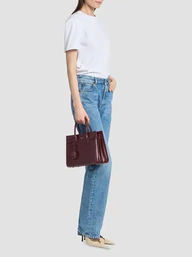 Saint Laurent Women's Sac De Jour Baby Top Handle Bag in Smooth Leather | Thumbnail 5 Saint Laurent Women's Sac De Jour Baby Top Handle Bag in Smooth Leather | Thumbnail 5