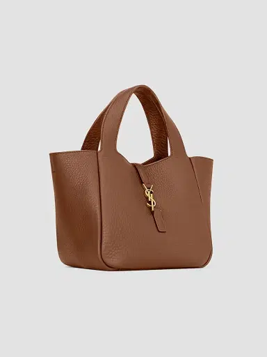 Saint Laurent Women's Le 5 à 7 Baby Bea Top Handle Bag in Grained Leather | Thumbnail 3 Saint Laurent Women's Le 5 à 7 Baby Bea Top Handle Bag in Grained Leather | Thumbnail 3
