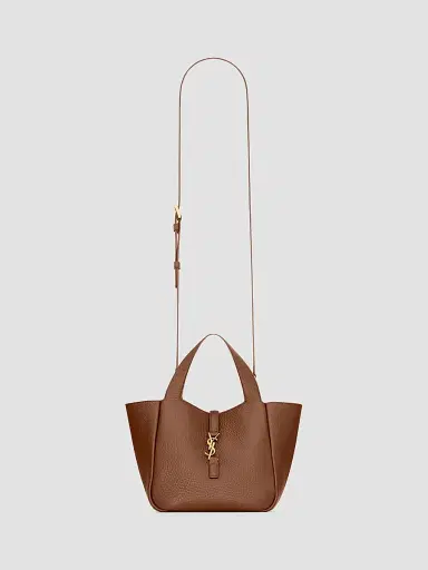 Saint Laurent Women's Le 5 à 7 Baby Bea Top Handle Bag in Grained Leather | Thumbnail 6 Saint Laurent Women's Le 5 à 7 Baby Bea Top Handle Bag in Grained Leather | Thumbnail 6