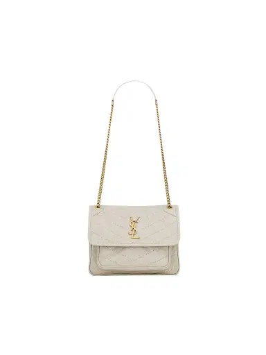 Saint Laurent Women's Niki Baby Crossbody Bag in Vintage Leather | Thumbnail 1 Saint Laurent Women's Niki Baby Crossbody Bag in Vintage Leather | Thumbnail 1