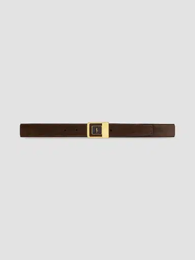 Saint Laurent Women's La 66 Buckle Belt in Suede | Thumbnail 3 Saint Laurent Women's La 66 Buckle Belt in Suede | Thumbnail 3