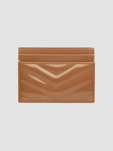 Saint Laurent Women's Cassandre Card Case in Patent Leather | Thumbnail 2 Saint Laurent Women's Cassandre Card Case in Patent Leather | Thumbnail 2