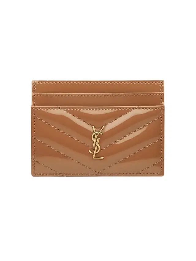 Saint Laurent Women's Cassandre Card Case in Patent Leather