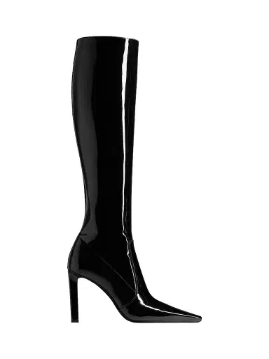 Saint Laurent Women's Francoise Boots in Patent Leather | Thumbnail 1 Saint Laurent Women's Francoise Boots in Patent Leather | Thumbnail 1