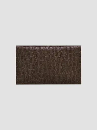 Saint Laurent Women's Paris Pouch in Crocodile-Embossed Leather | Thumbnail 4 Saint Laurent Women's Paris Pouch in Crocodile-Embossed Leather | Thumbnail 4