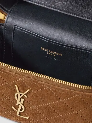 Saint Laurent Women's Suede Gaby Vanity Bag | Thumbnail 5 Saint Laurent Women's Suede Gaby Vanity Bag | Thumbnail 5