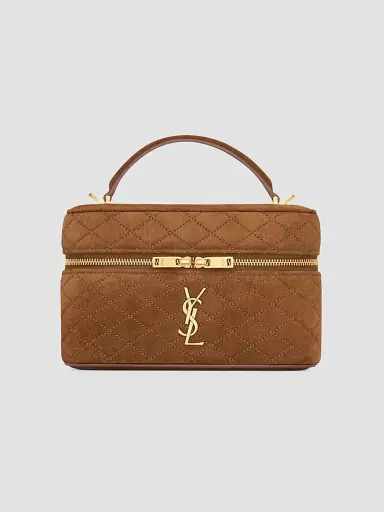 Saint Laurent Women's Suede Gaby Vanity Bag | Thumbnail 8 Saint Laurent Women's Suede Gaby Vanity Bag | Thumbnail 8