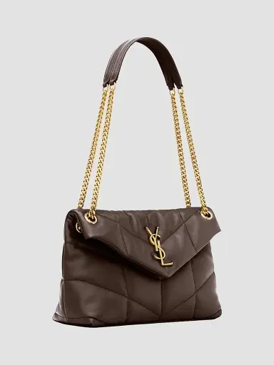 Saint Laurent Women's Puffer Small Shoulder Bag in Nappa Leather | Thumbnail 6 Saint Laurent Women's Puffer Small Shoulder Bag in Nappa Leather | Thumbnail 6