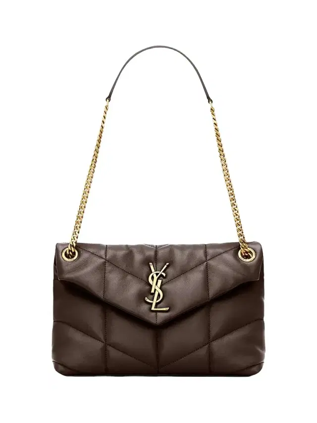 Saint Laurent Women's Puffer Small Shoulder Bag in Nappa Leather