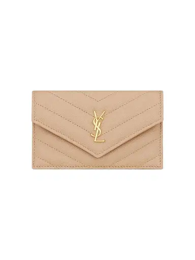Saint Laurent Women's Cassandre Fragments Flap Card Case | Thumbnail 1