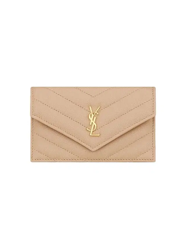 Saint Laurent Women's Cassandre Fragments Flap Card Case