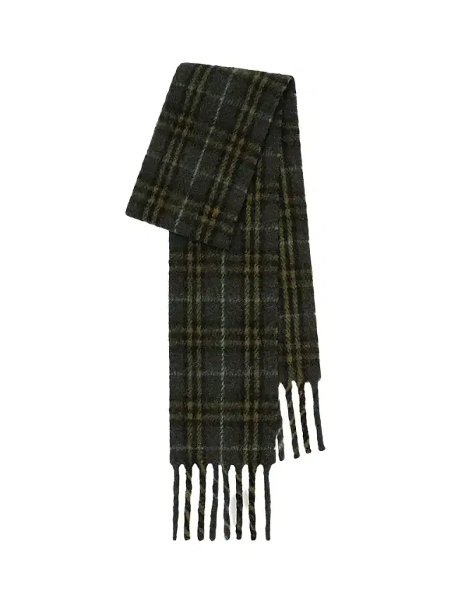Burberry Women's Narrow Check Alpaca-Wool Scarf