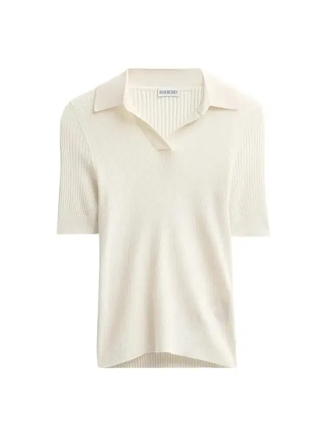 Burberry Women's Rain Rib-Knit Cashmere Polo Shirt