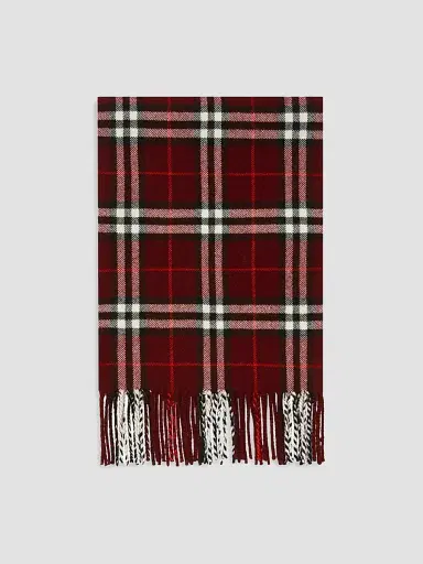 Burberry Women's Sparkle Check Cashmere Scarf | Thumbnail 4