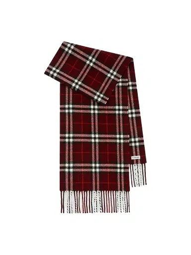 Burberry Women's Sparkle Check Cashmere Scarf | Thumbnail 1
