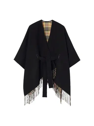 Burberry Women's Tay Wool Cape | Thumbnail 1