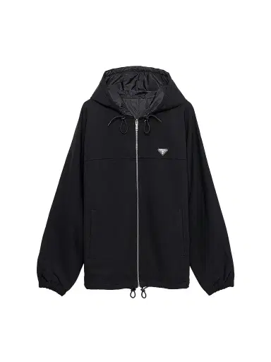 Prada Men's Technical Fleece Hoodie Jacket | Thumbnail 1 Prada Men's Technical Fleece Hoodie Jacket | Thumbnail 1