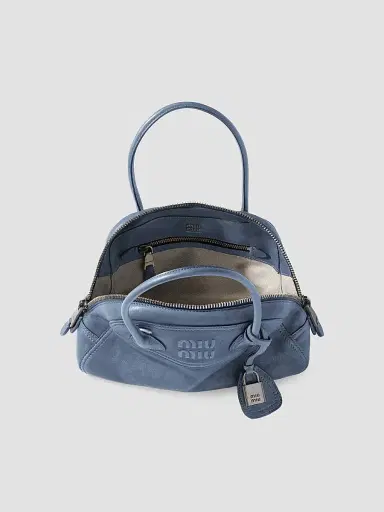 Miu Miu Women's Vivant Nappa Leather Top Handle Bag | Thumbnail 4 Miu Miu Women's Vivant Nappa Leather Top Handle Bag | Thumbnail 4