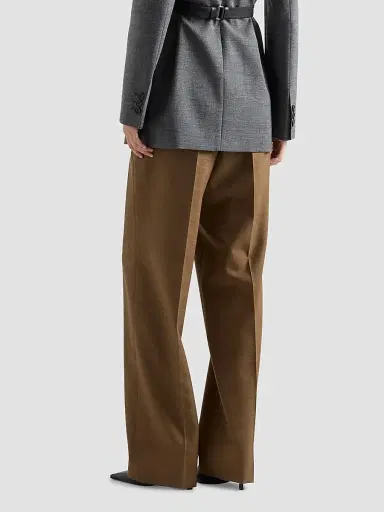 Prada Women's Wool Pants | Thumbnail 4 Prada Women's Wool Pants | Thumbnail 4