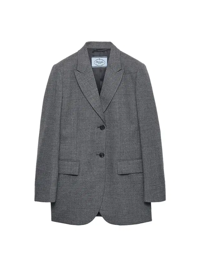 Prada Women's Single-Breasted Melange Hopsack Jacket
