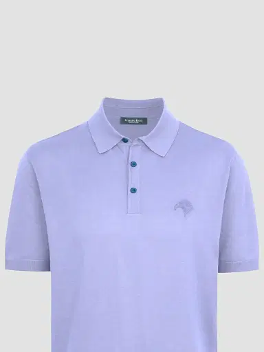 Stefano Ricci Men's Three Button Polo Shirt | Thumbnail 2 Stefano Ricci Men's Three Button Polo Shirt | Thumbnail 2