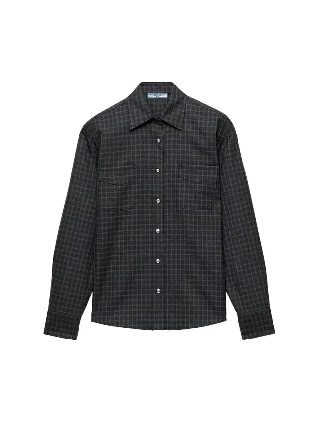 Prada Women's Checked Wool Shirt
