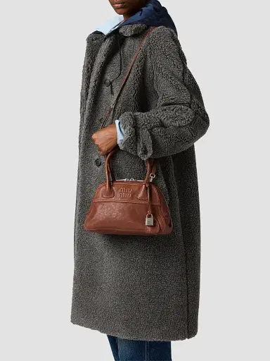 Miu Miu Women's Vivant Nappa Leather Top Handle Bag | Thumbnail 3 Miu Miu Women's Vivant Nappa Leather Top Handle Bag | Thumbnail 3