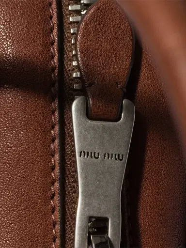 Miu Miu Women's Vivant Nappa Leather Top Handle Bag | Thumbnail 8 Miu Miu Women's Vivant Nappa Leather Top Handle Bag | Thumbnail 8