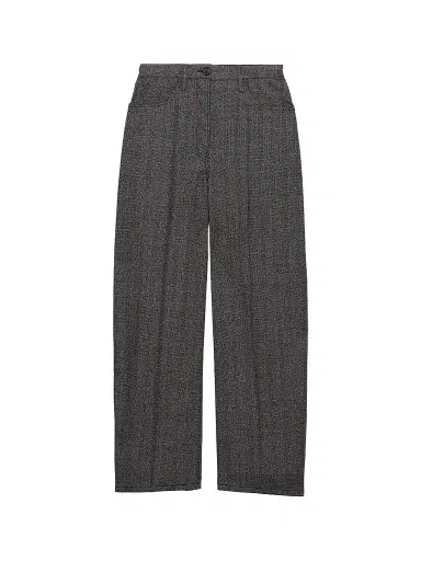 Prada Women's Mouline Wool Pants | Thumbnail 1 Prada Women's Mouline Wool Pants | Thumbnail 1