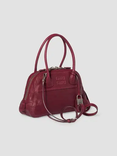 Miu Miu Women's Vivant Nappa Leather Top Handle Bag | Thumbnail 5