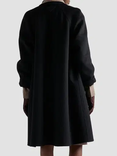 Prada Women's Single-Breasted Double Cashmere and Wool Coat | Thumbnail 3