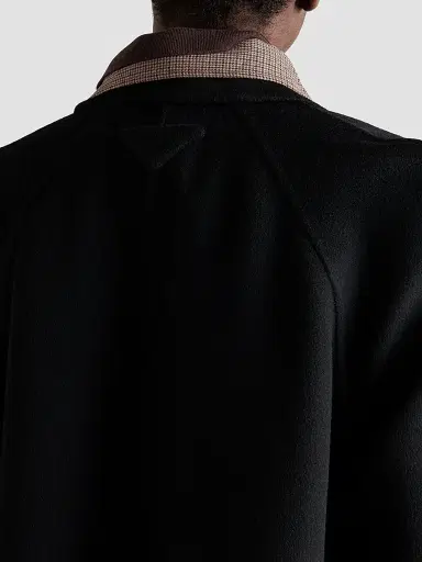 Prada Women's Single-Breasted Double Cashmere and Wool Coat | Thumbnail 6