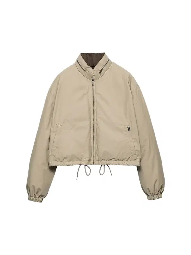 Prada Women's Cropped Technical Poplin Down Coat