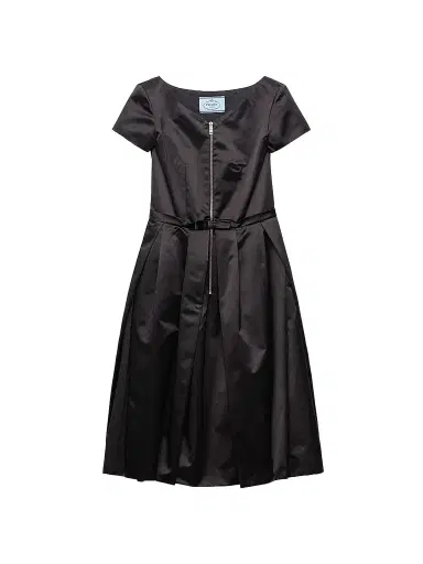Prada Women's Duchesse Silk Dress | Thumbnail 1