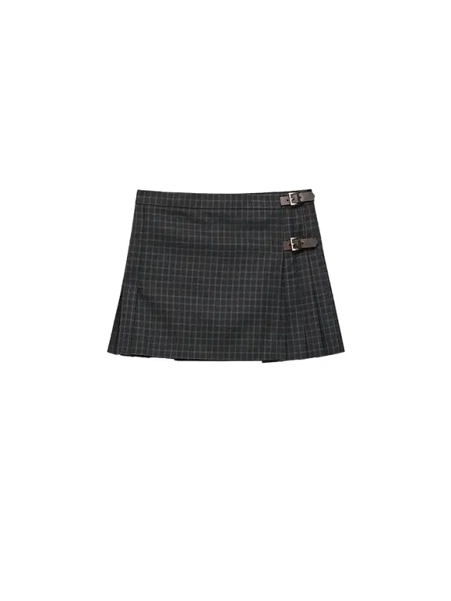 Prada Women's Checked Wool Mini Skirt