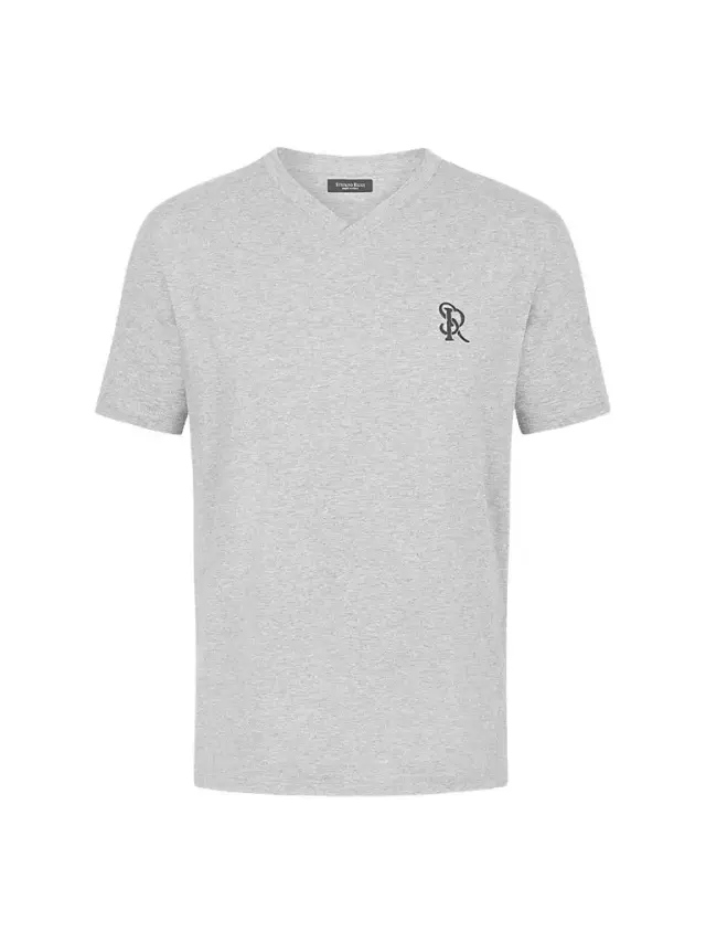 Stefano Ricci Men's Cotton V-Neck T-Shirt
