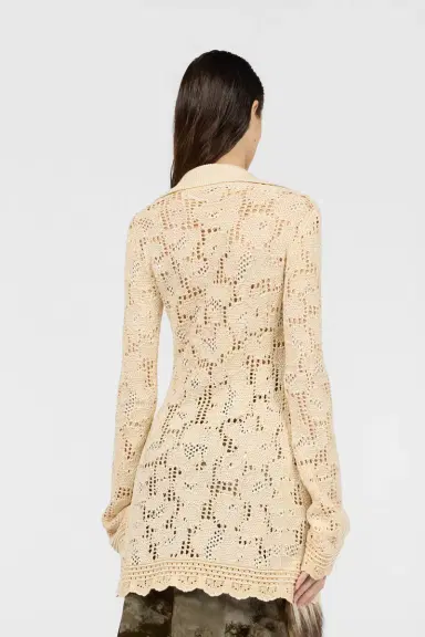 Roberto Cavalli Jaguar Crochet Cardigan | Thumbnail 3 Roberto Cavalli Jaguar Crochet Cardigan | Thumbnail 3