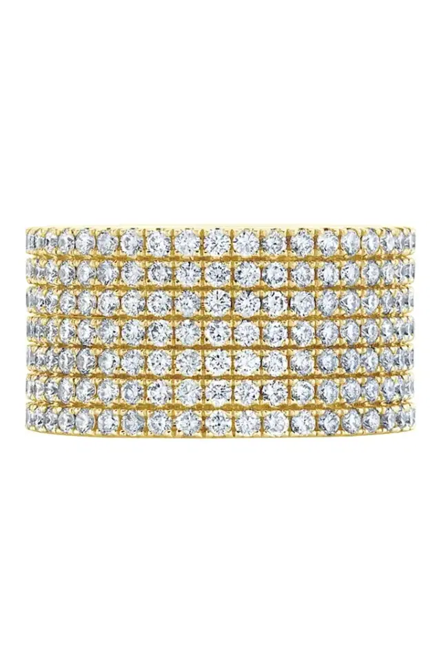 Diamond Disco Band Ring