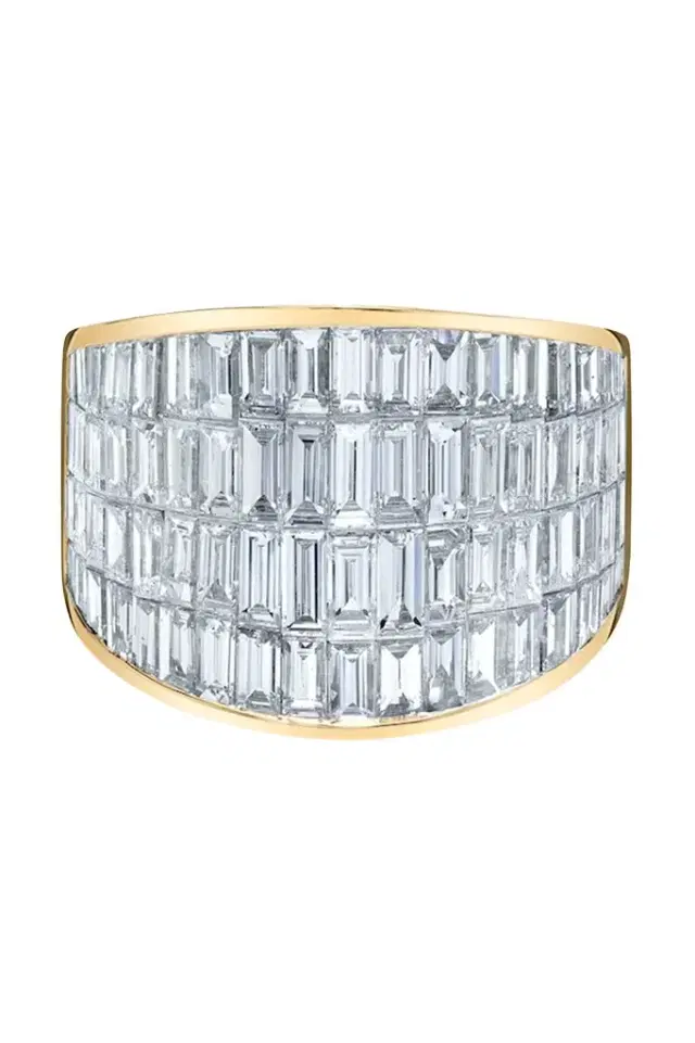 Anita Ko Diamond Four Row Galaxy Ring