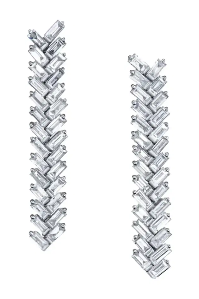 Anita Ko Diamond Short Zipper Earrings
