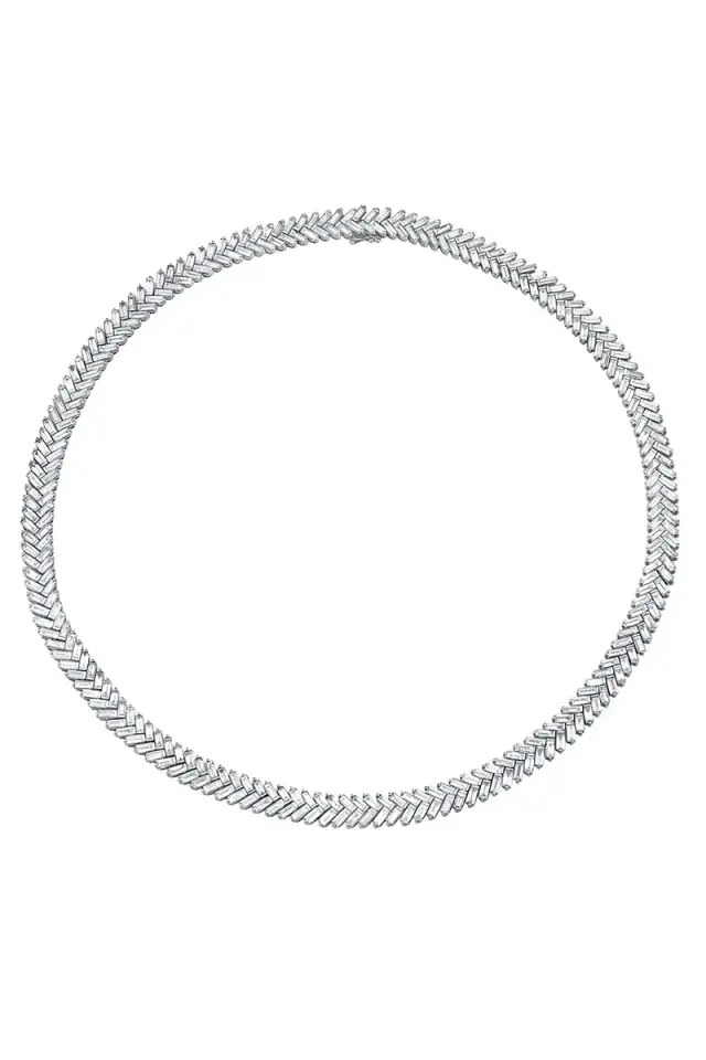 Anita Ko Diamond Zipper Choker Necklace
