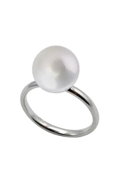 BAGGINS White South Sea Pearl Simple Ring | Thumbnail 1 BAGGINS White South Sea Pearl Simple Ring | Thumbnail 1
