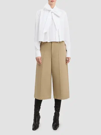 DEREK LAM 10 CROSBY Women's Aiden Cotton Poplin Tieneck Blouse | Thumbnail 2 DEREK LAM 10 CROSBY Women's Aiden Cotton Poplin Tieneck Blouse | Thumbnail 2