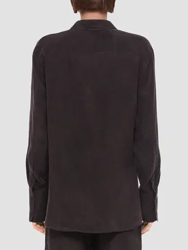 Helmut Lang Women's High-Low Hem Draped Shirt | Thumbnail 3 Helmut Lang Women's High-Low Hem Draped Shirt | Thumbnail 3