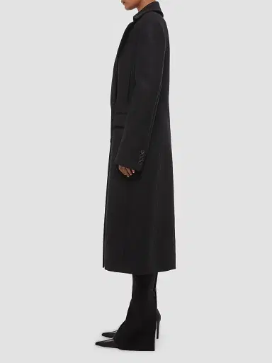 Helmut Lang Women's Wool-Blend Double-Breasted Coat | Thumbnail 6